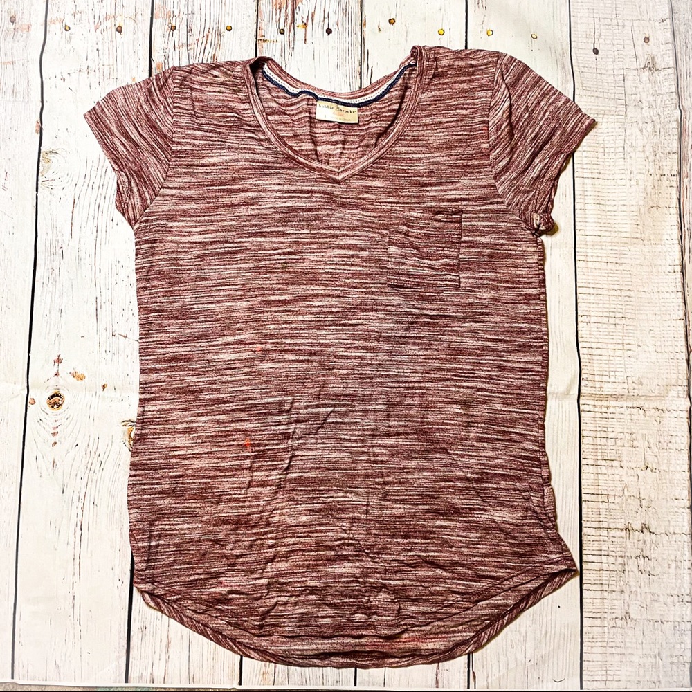 Heather Red Shirt